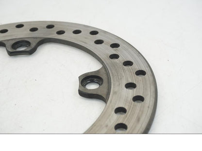 Vänster sida på Bromsskiva från en Triumph TT 600 -2002 motorcykel.