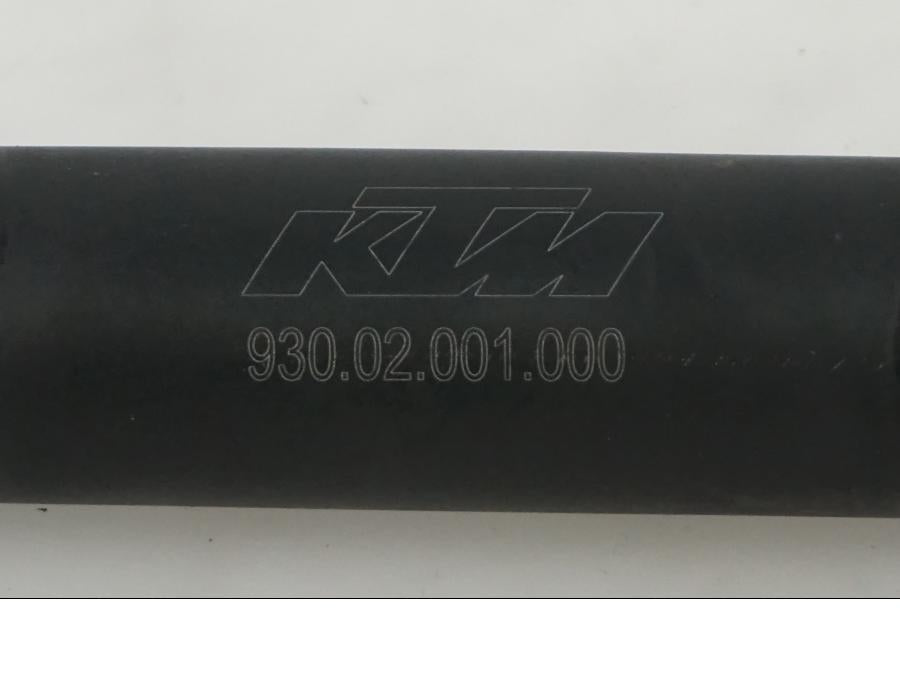 Höger sida på Styre från en KTM 125 Duke -2017 motorcykel.