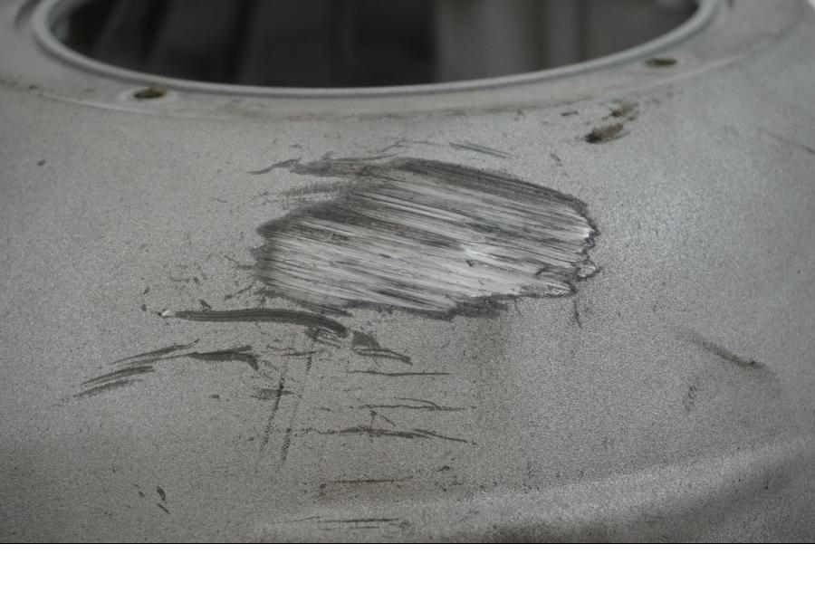 Höger sida på Transmissionskåpa från en H-D Softail Standard FXST -2001 motorcykel.