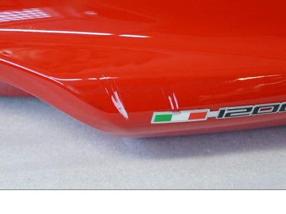 Snett uppifrån på Kuts från en Ducati Alla -2014 motorcykel.