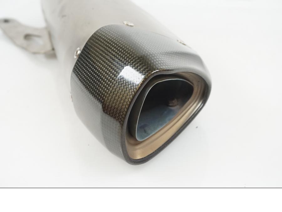 Vänster sida på Ljuddämpare Sport från en BMW S 1000 RR -2018 motorcykel.