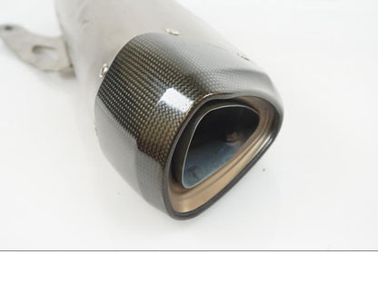 Vänster sida på Ljuddämpare Sport från en BMW S 1000 RR -2018 motorcykel.