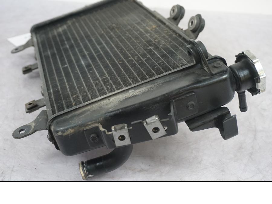 Höger sida på Vattenkyl från en Triumph Tiger -2009 motorcykel.