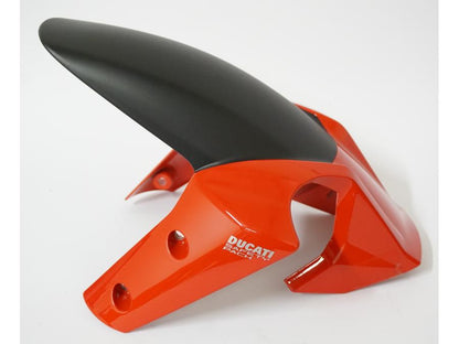 Baksidan på Framskärm från en Ducati Multistrada 1200 -2010 motorcykel.