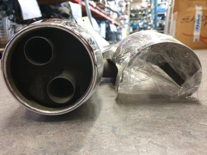 Baksidan på Ljuddämpare från en Honda CTX 1300 -2014 motorcykel.