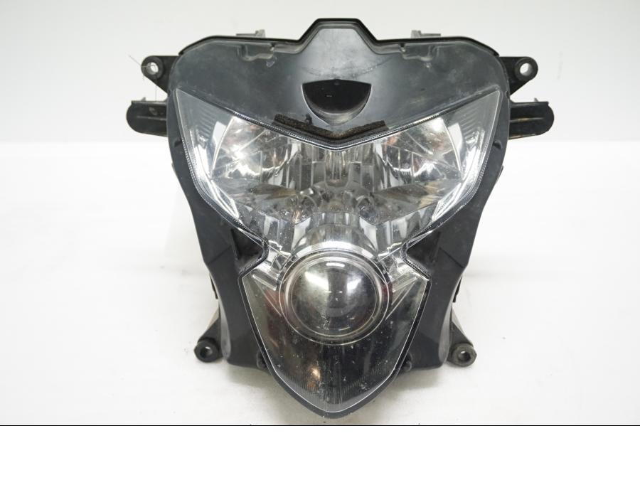 Framsidan på Strålkastare från en Suzuki GSX-R 600 -2004 motorcykel.