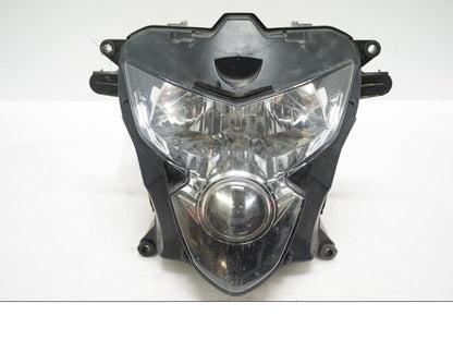 Framsidan på Strålkastare från en Suzuki GSX-R 600 -2004 motorcykel.