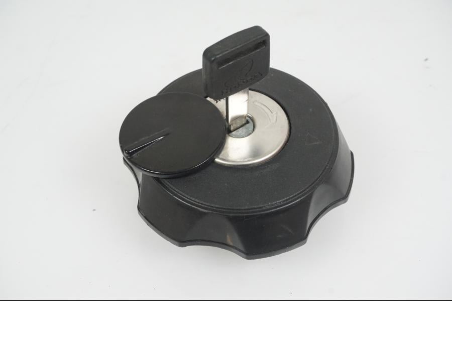 Baksidan på Tanklock från en Honda XL 600 V -1987 motorcykel.