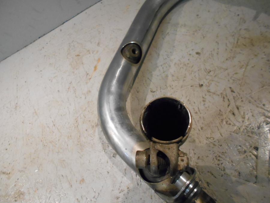 Höger sida på Grenrör från en Triumph Speedmaster -2010 motorcykel.