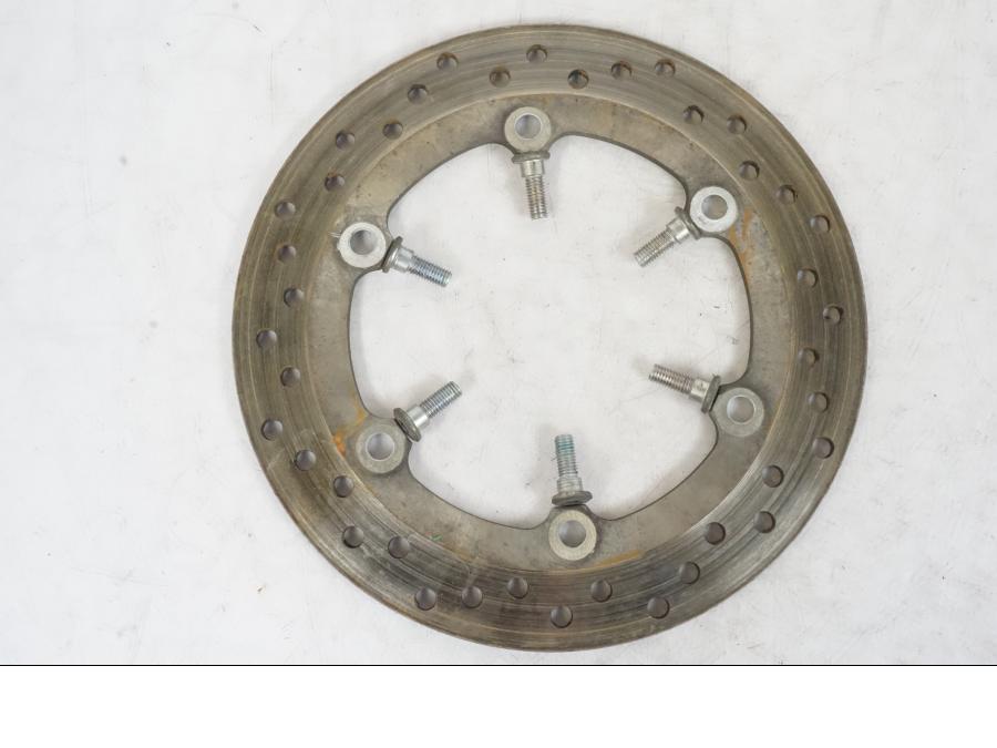 Framsidan på Bromsskiva från en Honda CBR 1000 F -1999 motorcykel.