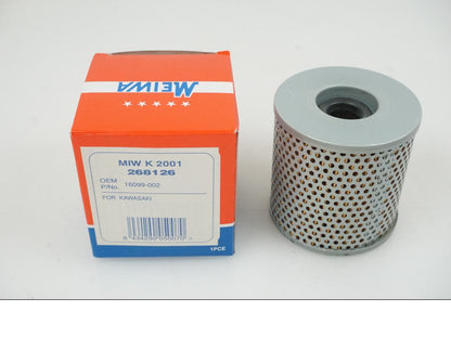 Baksidan på Oljefilter från en Kawasaki ZN 1300 Voyager -1988 motorcykel.