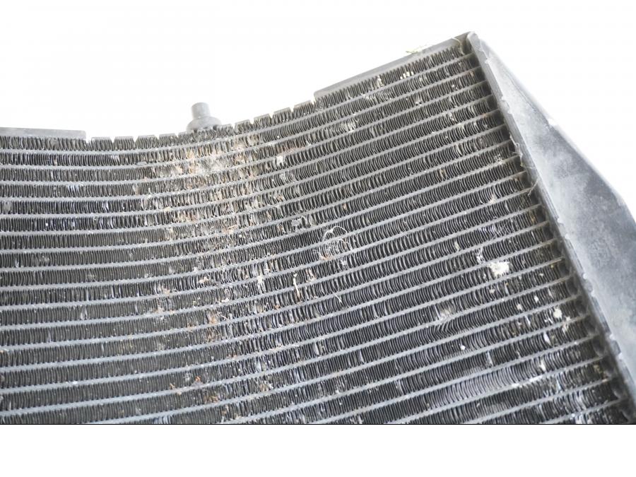 Vänster sida på Vattenkyl från en Suzuki RF 600 R -1996 motorcykel.