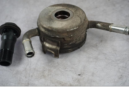 Baksidan på Oljekyl från en Triumph Tiger Explorer -2016 motorcykel.