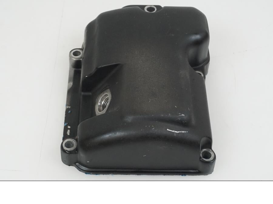 Framsidan på Transmissionskåpa från en H-D Softail -2002 motorcykel.