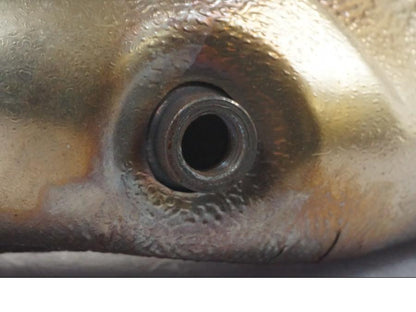 Snett uppifrån på Grenrör från en KTM 1290 Super Duke R -2022 motorcykel.