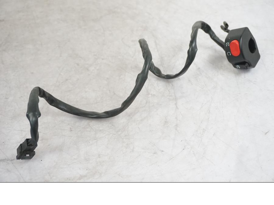 Framsidan på Styrelreglage från en Triumph Tiger -2009 motorcykel.