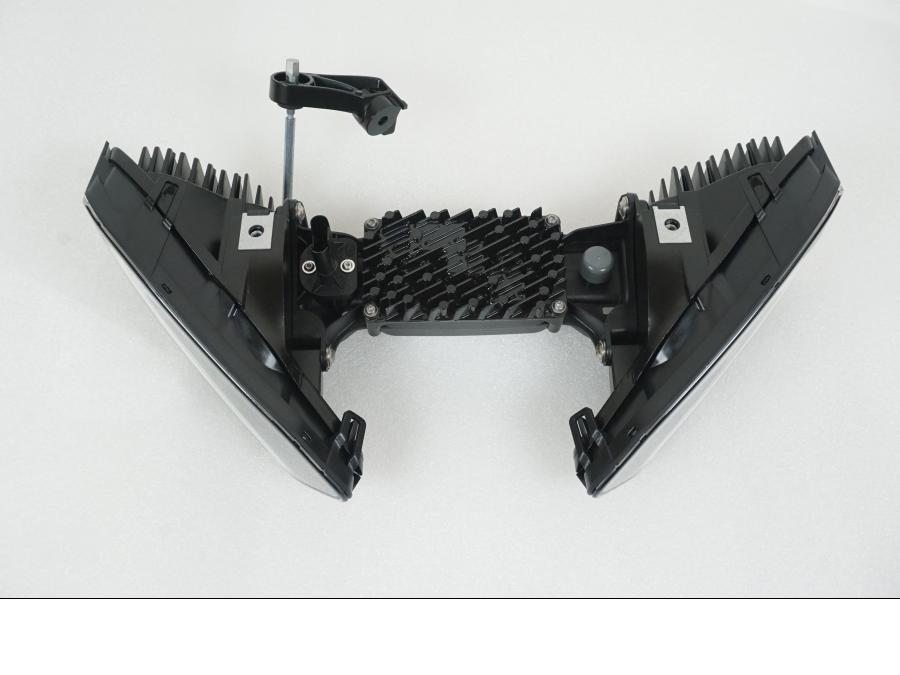 Baksidan på Strålkastare från en BMW S 1000 RR -2021 motorcykel.