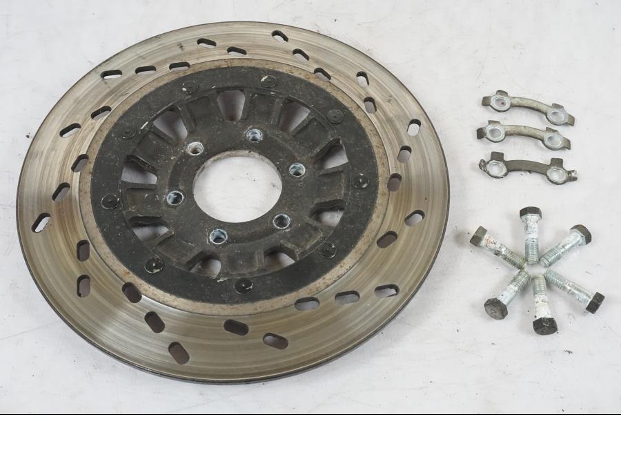 Framsidan på Bromsskiva från en Suzuki GSX 550 EF -1985 motorcykel.