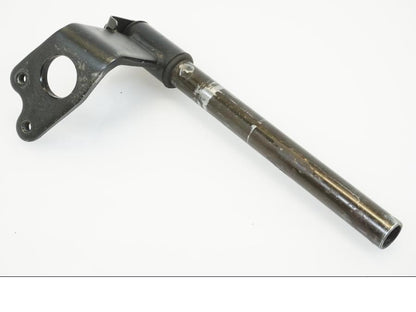 Snett uppifrån på Styre från en Suzuki RG 125 -1991 motorcykel.