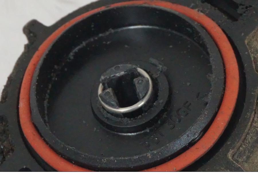 Höger sida på Växelindikator från en BMW F 800 GS -2008 motorcykel.