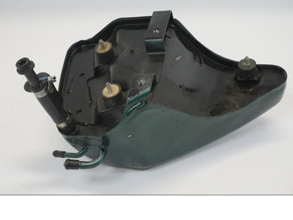 Snett uppifrån på Oljetank från en H-D Sportster 883 XL -1997 motorcykel.