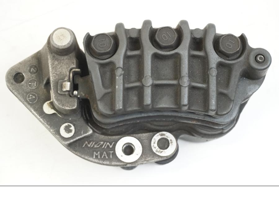 Snett uppifrån på Bromsok från en Honda VFR 800 -2003 motorcykel.