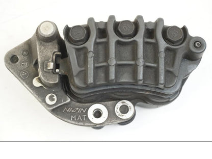 Snett uppifrån på Bromsok från en Honda VFR 800 -2003 motorcykel.