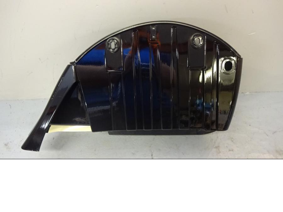 Baksidan på Sidoväska från en Indian Chieftain Classic -2019 motorcykel.