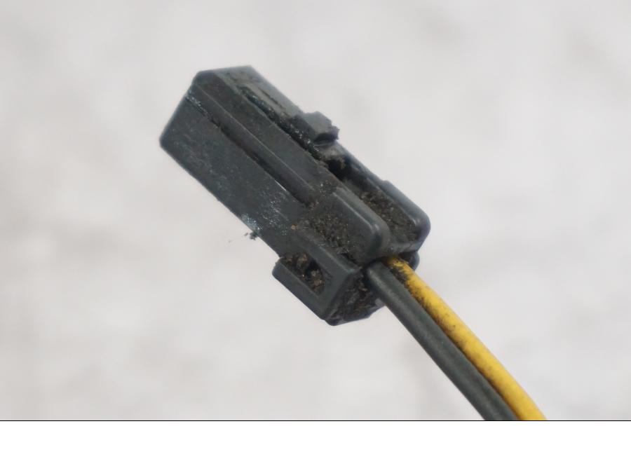 Baksidan på Skyltbelysning från en Triumph Tiger -2009 motorcykel.