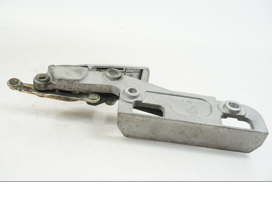 Snett uppifrån på Sidoväskhållare från en Honda ST 1300 -2002 motorcykel.