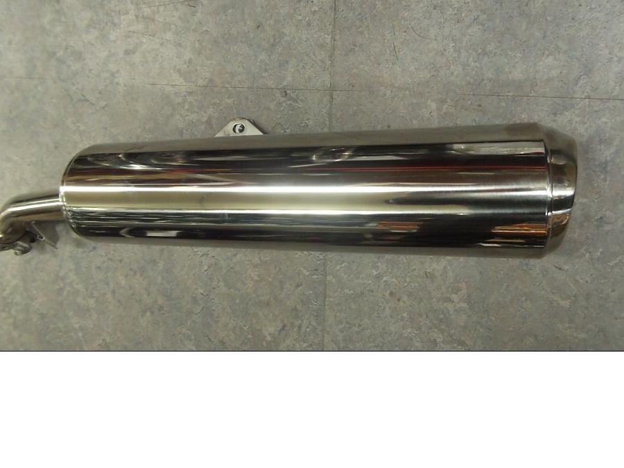 Framsidan på Ljuddämpare från en Yamaha FJR 1300 -2015 motorcykel.