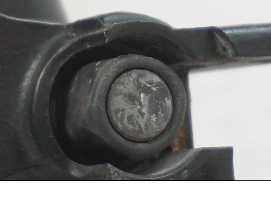 Vänster sida på Bromshuvudcylinder från en Triumph Tiger -2009 motorcykel.