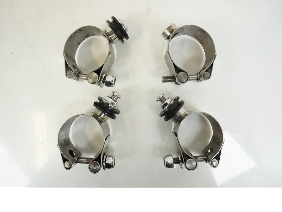 Baksidan på Vindruta från en H-D Dyna Switchback FLD -2005 motorcykel.