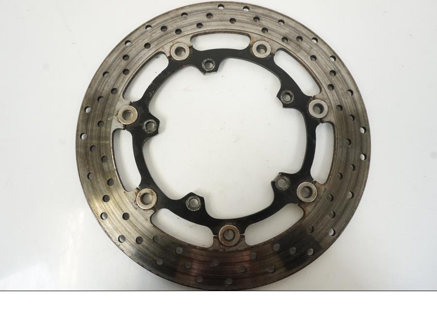 Vänster sida på Bromsskiva från en Yamaha YZF R6 -2006 motorcykel.