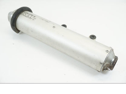 Baksidan på Ljuddämpare från en KTM 660 SMC -2006 motorcykel.