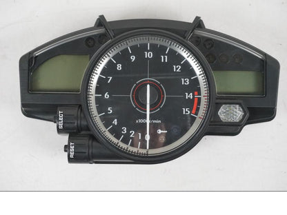 Framsidan på Instrumentpanel från en Yamaha YZF 1000 R1 -2007 motorcykel.