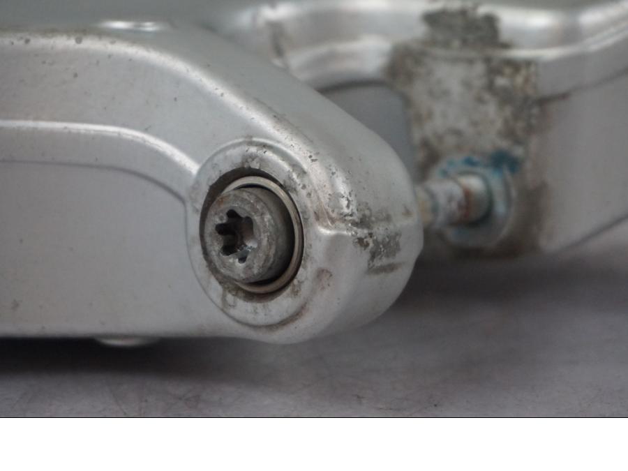 Snett uppifrån på Sving från en BMW R 1200 R -2007 motorcykel.