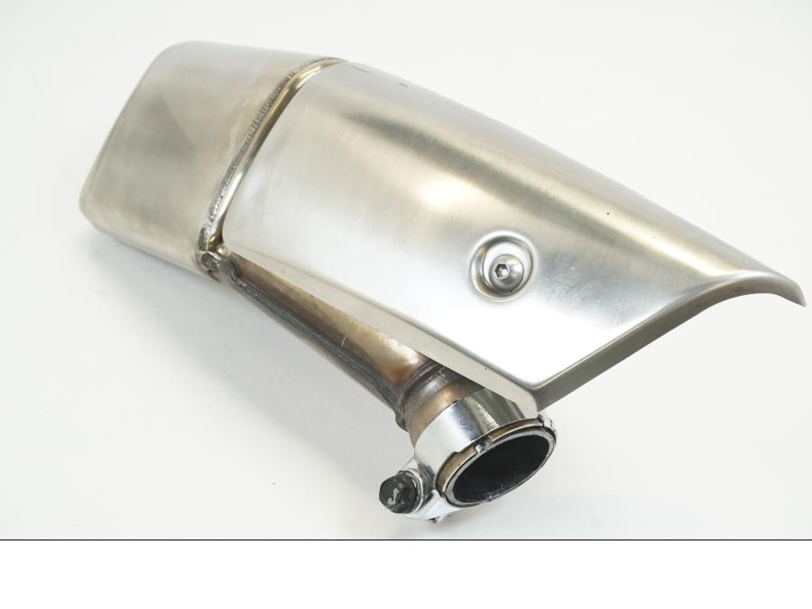 Baksidan på Ljuddämpare från en Honda CBR 600 -2011 motorcykel.