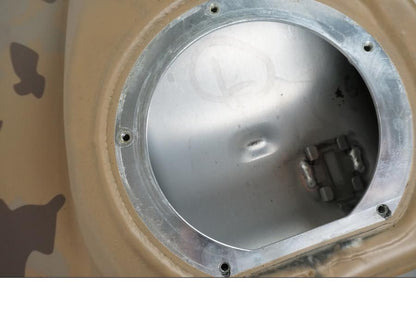 Vänster sida på Bensintank från en H-D Adventure Pan America Special RA1250S -2021 motorcykel.