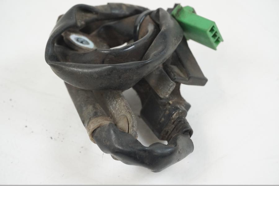 Snett uppifrån på Sidostödsbrytare från en Honda CBR 125 R -2006 motorcykel.