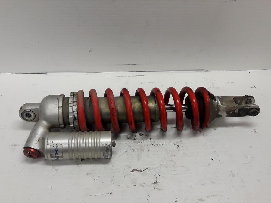 Framsidan på Stötdämpare från en Husqvarna TE 630 -2011 motorcykel.