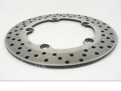 Baksidan på Bromsskiva från en Yamaha MT-09 -2021 motorcykel.