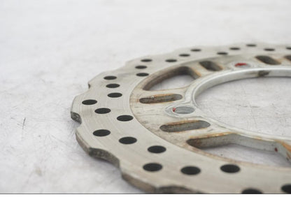 Baksidan på Bromsskiva från en Kawasaki ZZ-R 1400 -2010 motorcykel.