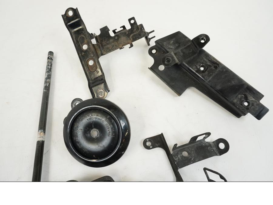 Snett uppifrån på Skruv / Mutter etc från en Kawasaki VN 1500 Mean Streak -2002 motorcykel.