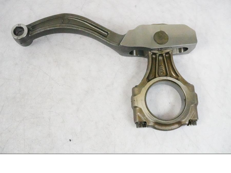 Snett uppifrån på Motordelar från en BMW F 800 GS -2009 motorcykel.