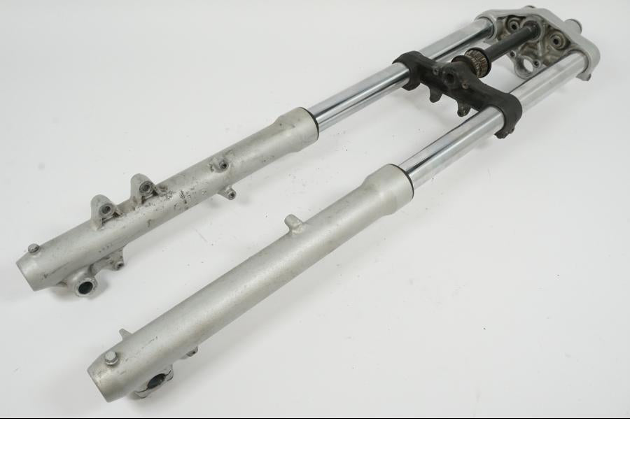 Snett uppifrån på Gaffelpaket från en BMW F 650 -1998 motorcykel.