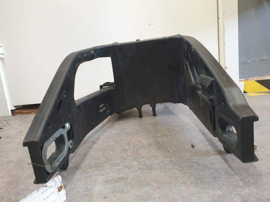 Snett uppifrån på Sving från en Suzuki GSX-R 1000 -2007 motorcykel.