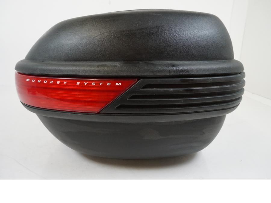 Snett uppifrån på Topbox från en Universal Universal -1990 motorcykel.