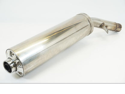 Baksidan på Ljuddämpare från en Suzuki GSF 1250 -2009 motorcykel.