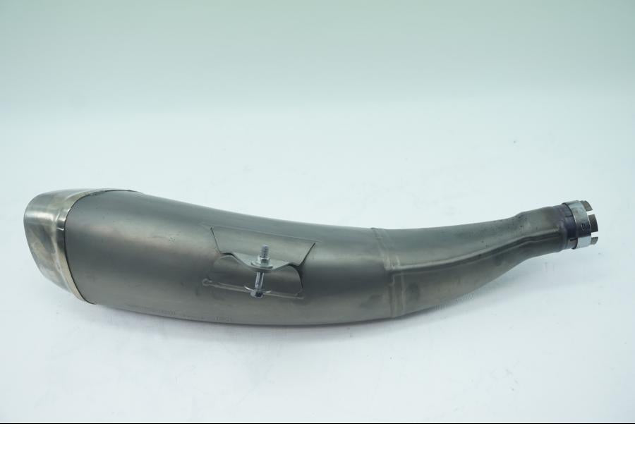 Baksidan på Ljuddämpare från en Suzuki GSX-R 1000 -2009 motorcykel.